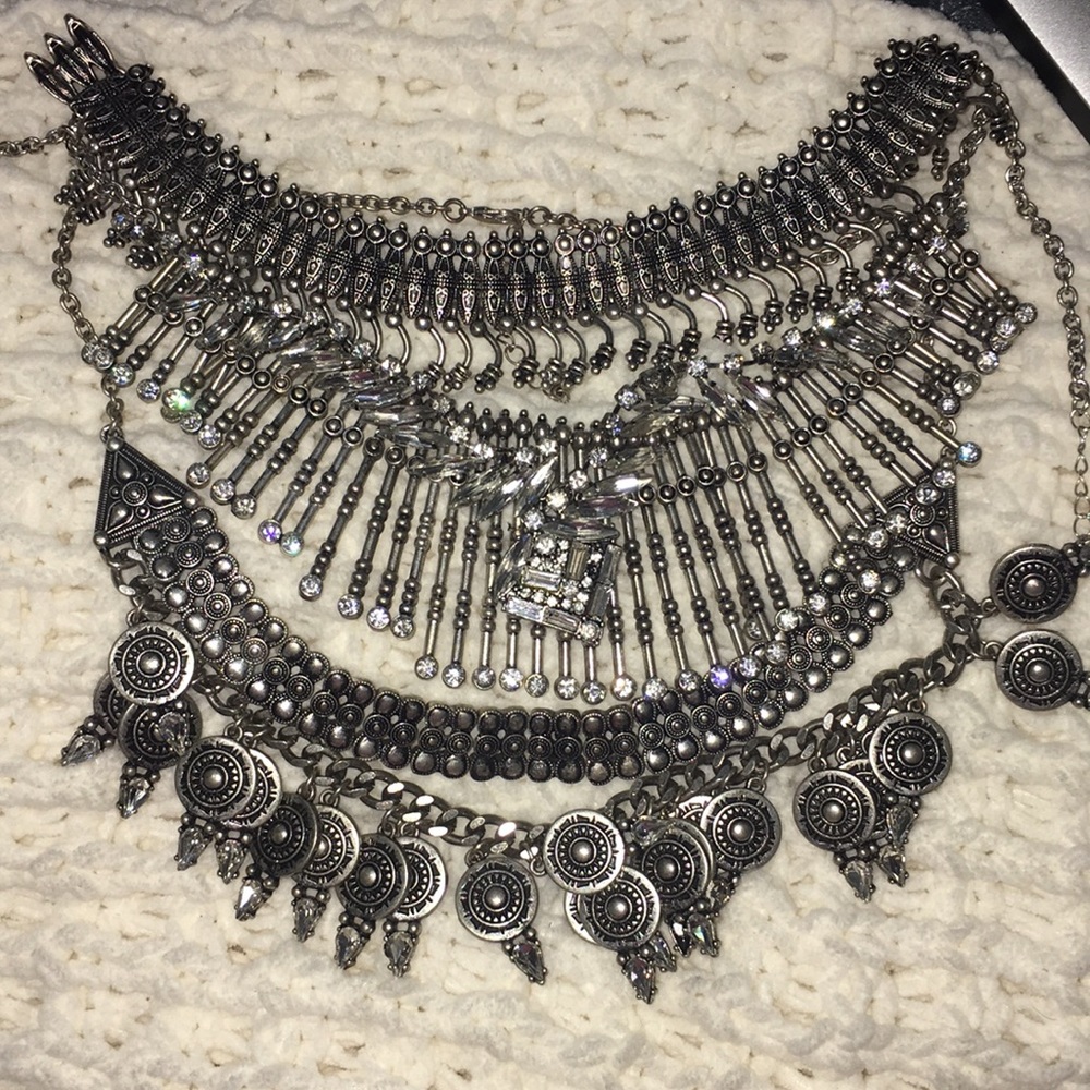 Boho statement necklace